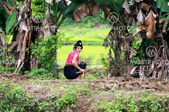 Hmong lady in North Vietnam