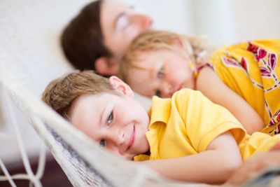 Happy little boy portrait