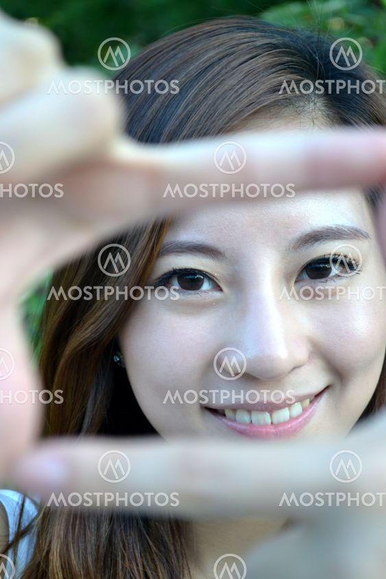 Attractive Young Asian Woman's Portrait