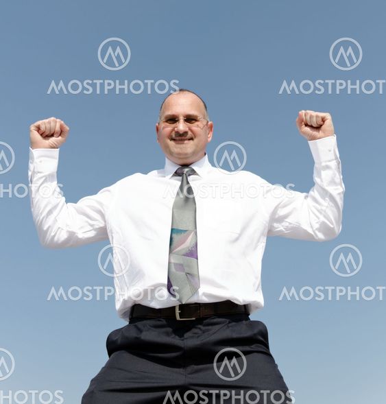 happy businessman