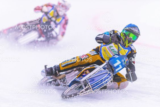 Iceracing Racers during the Swedish national...