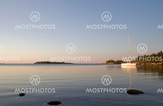 At anchor on a summer-night.