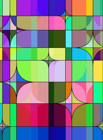 colored background image of the abstract square