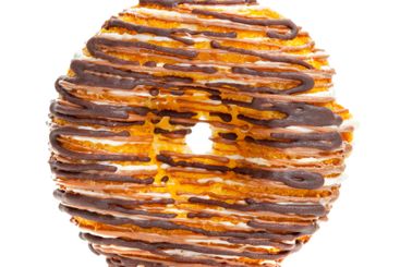 donut isolated on white background