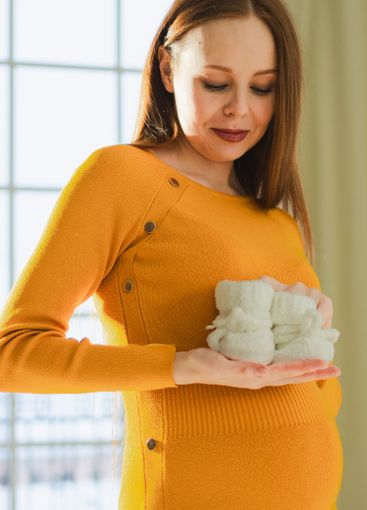 Pregnancy motherhood people expectation future. Pregnant...