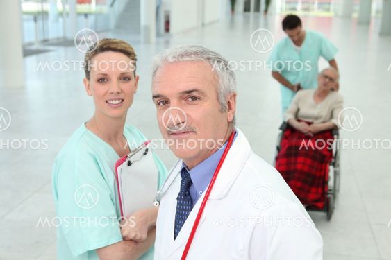medical staff in hospital