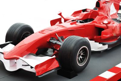 red formel 1 model