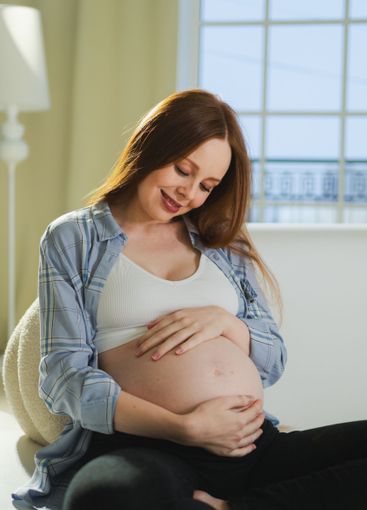 Pregnancy motherhood people expectation future. Pregnant...