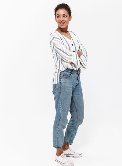 Full length portrait of an attractive young african woman