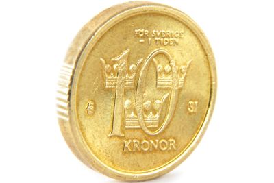 Tio svenska kronor