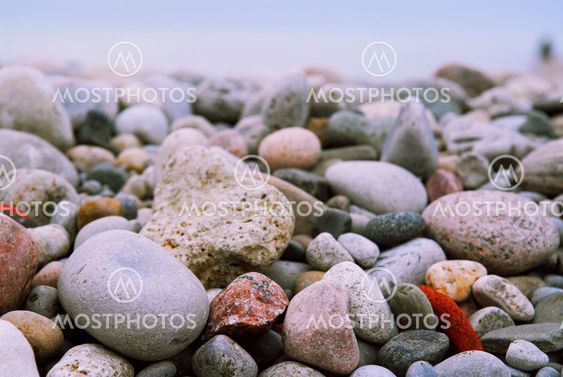 Beach pebbles