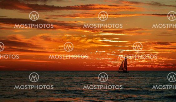 Sailboat at Sunset