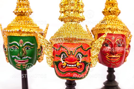 Native Thai style giant mask