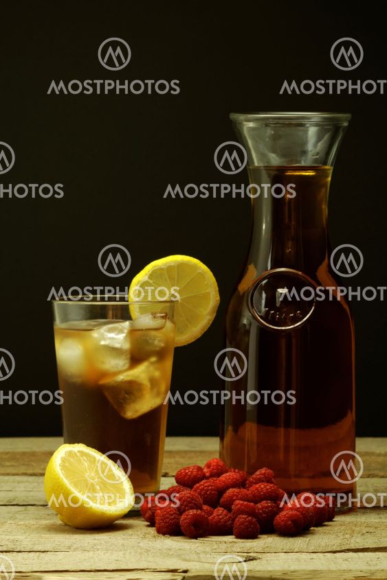 Ice Tea & Raspberries