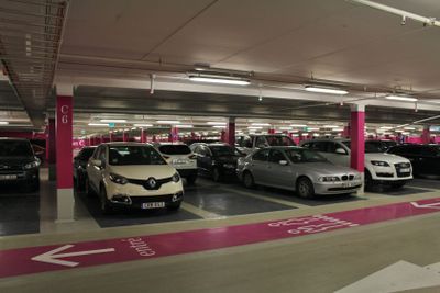 Parkeringhuset under Mall of Scandinavia