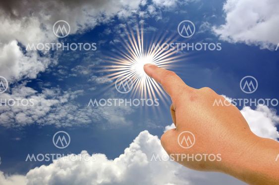 Hand and the sun