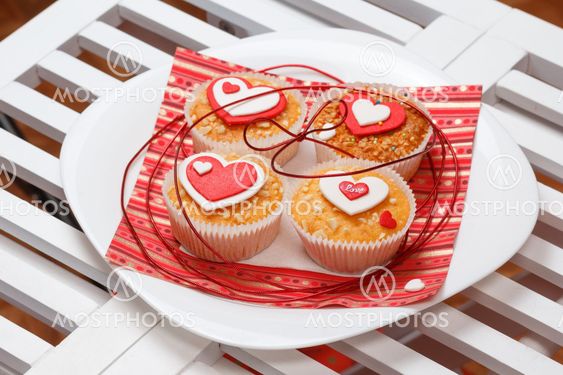 valentine's day muffins