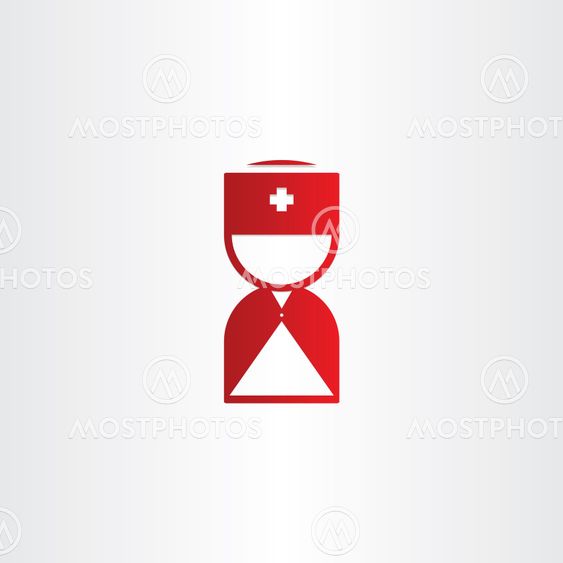 doctor medical man first aid red icon