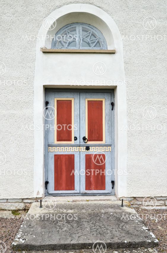 Entrédörr till Norra Möckleby Kyrka, Öland