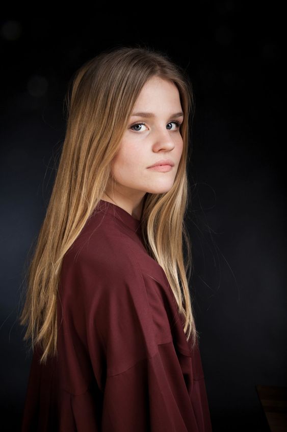 Scandinavian cute young girl portrait