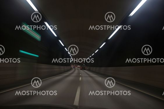 Driving in a tunnel