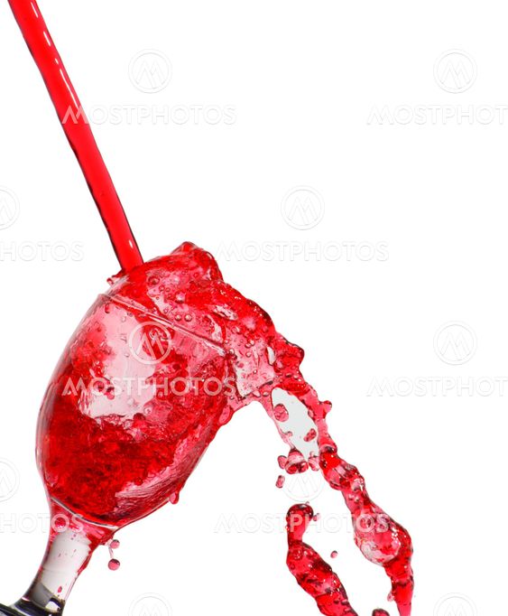 glass of red juice