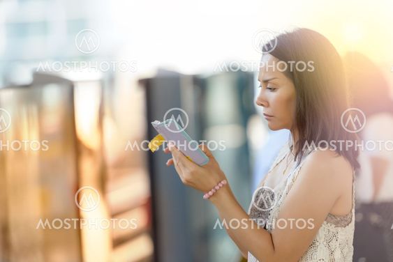 Woman read sad news