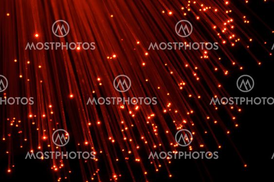 bunch of Fiber Optic dynamic flying