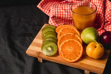moody fruit still life