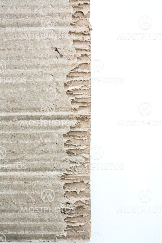 Brown corrugated cardboard sheet background