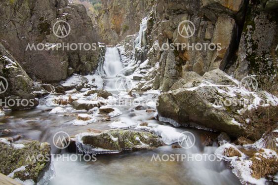 Purgatorio Waterfall, Rascafria, Madrid, Spain