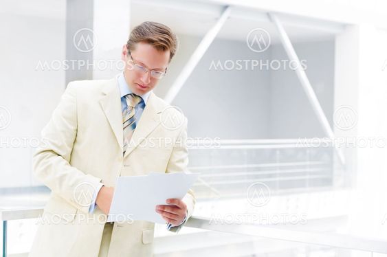 Smiling business man