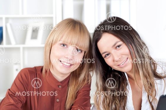 portrait of beautiful business women