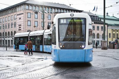 Spårvagn vid Brunnsparken 3