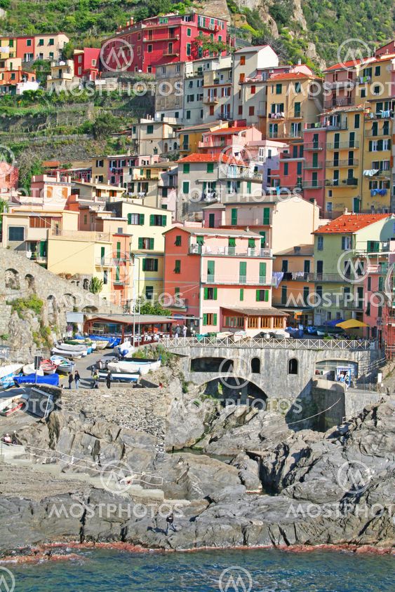 Italy. Cinque Terre. Manarola village