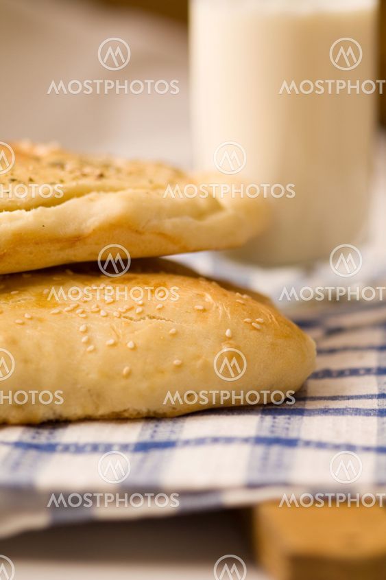 Homemade bread bun