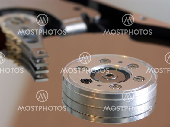 details of an internal computer hard drive