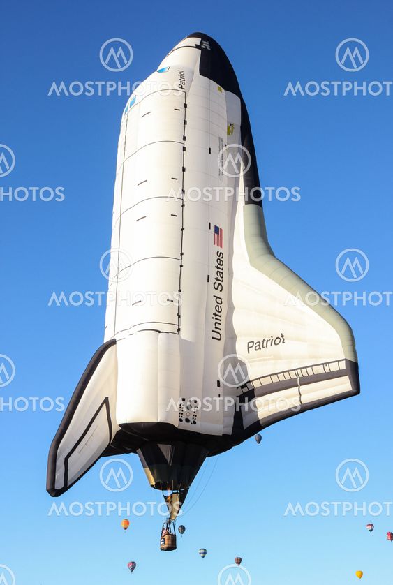 Patriot space shuttle balloon