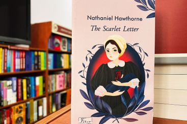 Bookstore depiction of The Scarlet Letter by Nathaniel...
