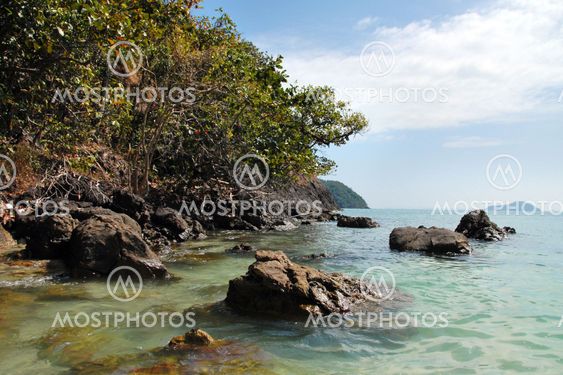 Landscape on the beach