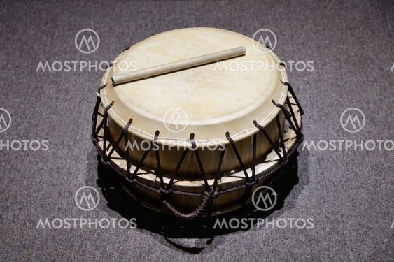 Korean Traditional Drum which is called 'buk'