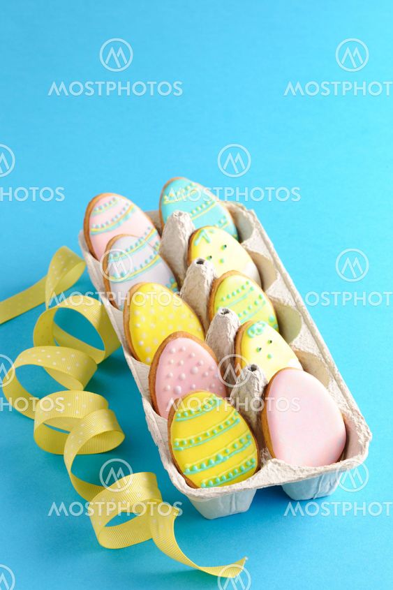 Easter homemade gingerbread cookie