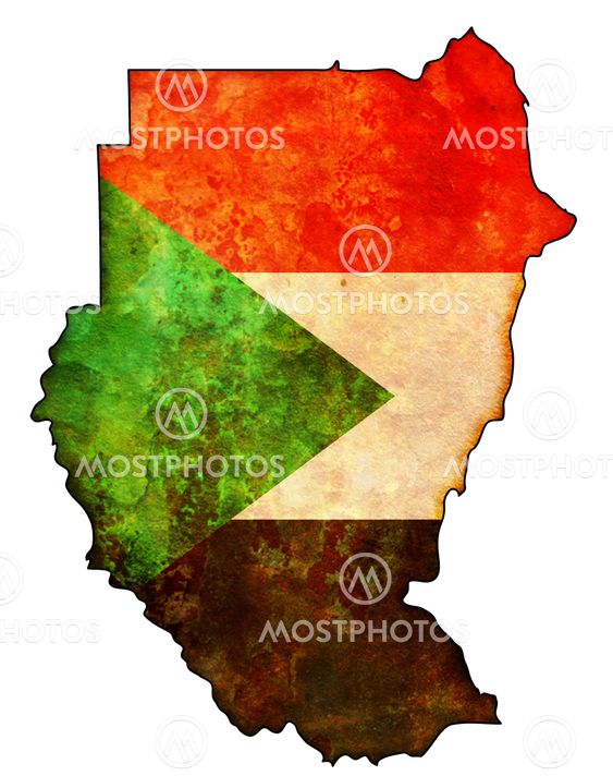 sudan flag on territory