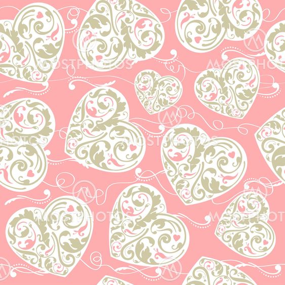 Pink and beige pattern