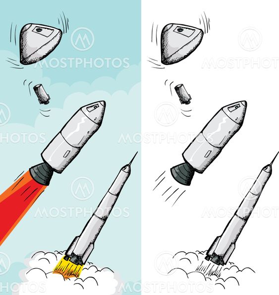 Bemannade Rocket steg