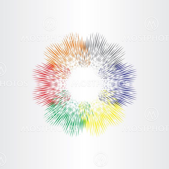 color explosion fireworks background