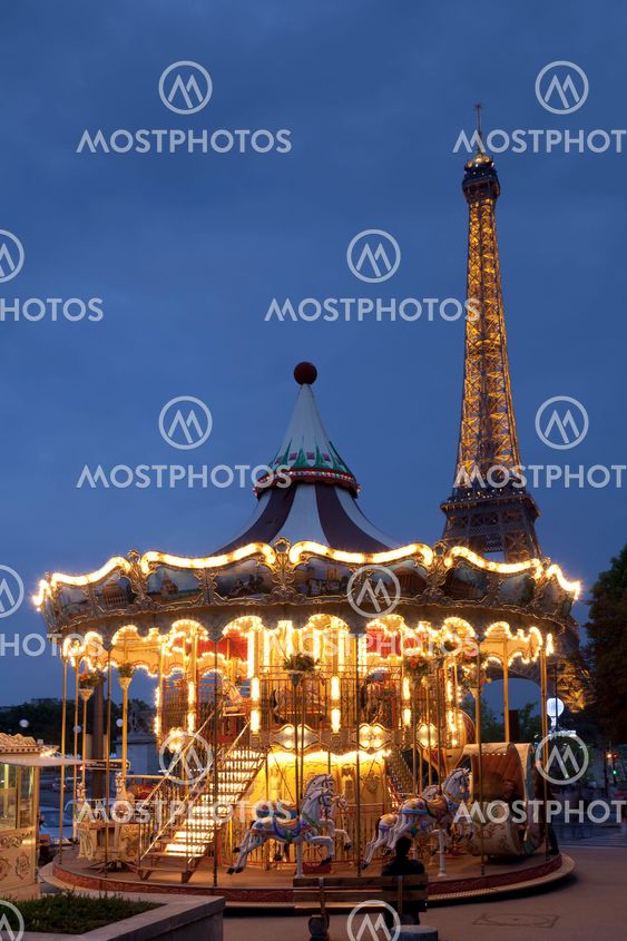 Carousel in Paris, France