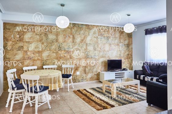 Orihuela, Spain- June 06, 2016: Apartments for tourists near the sea in Spain