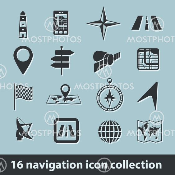 navigation icons