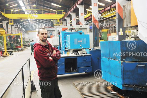 industry workers people in factory